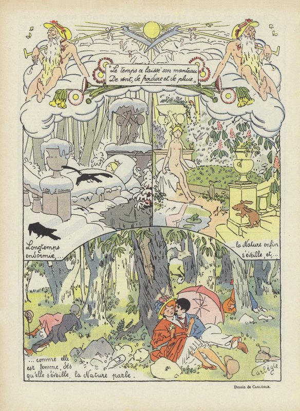 Le Rire için İllüstrasyon by Charles Emile Egli