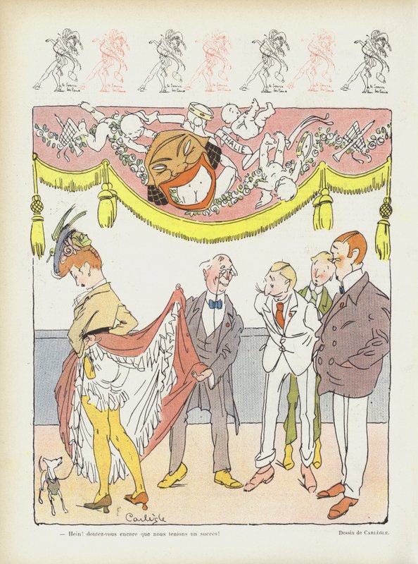 Le Rire için İllüstrasyon by Charles Emile Egli