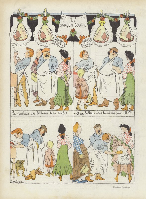 Le Rire için İllüstrasyon by Charles Emile Egli