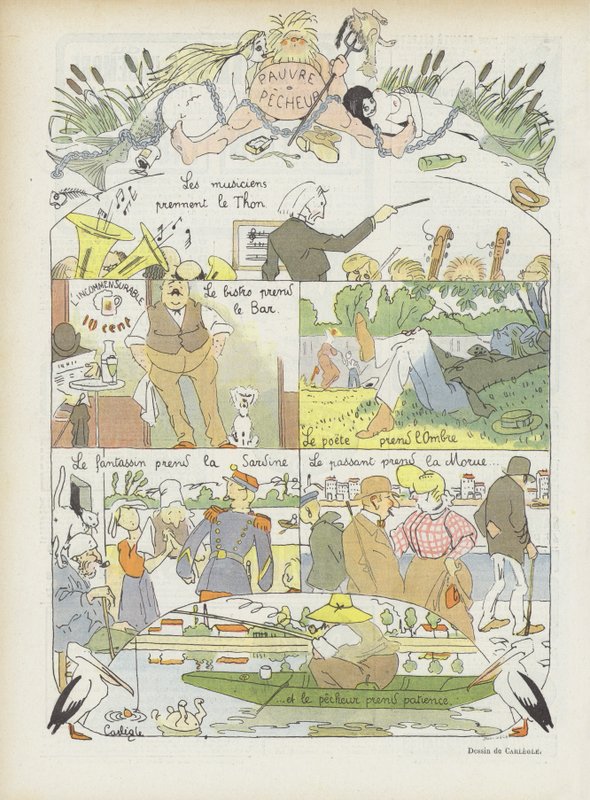 Le Rire için İllüstrasyon by Charles Emile Egli