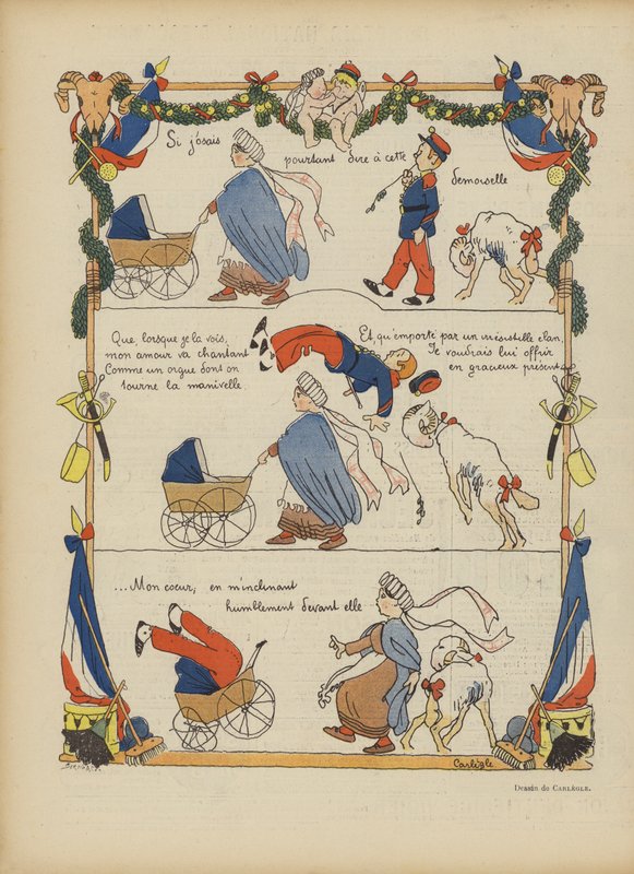 Le Rire için İllüstrasyon by Charles Emile Egli