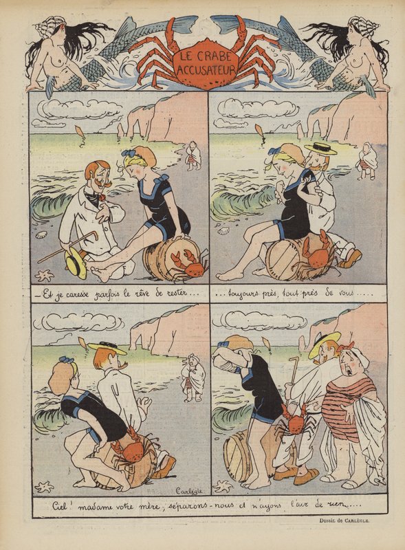 Le Rire için İllüstrasyon by Charles Emile Egli