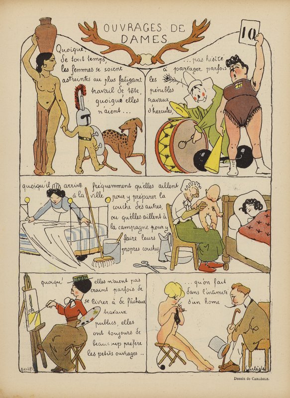 Le Rire için İllüstrasyon by Charles Emile Egli
