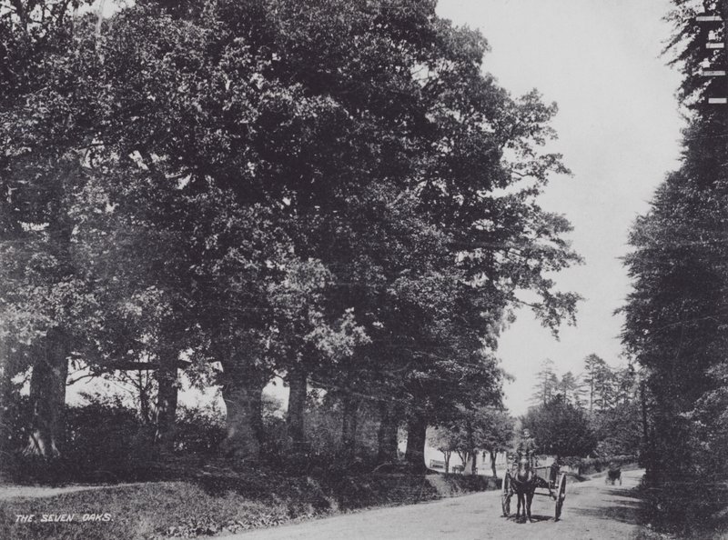 Seven Oaks (s/b fotoğraf) by Charles Essenhigh Corke