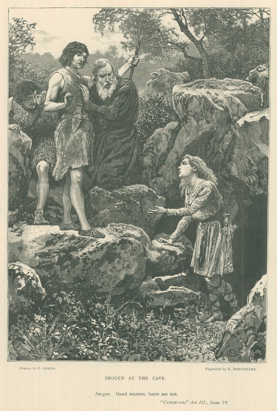 Cymbeline için İllüstrasyon by Charles Green
