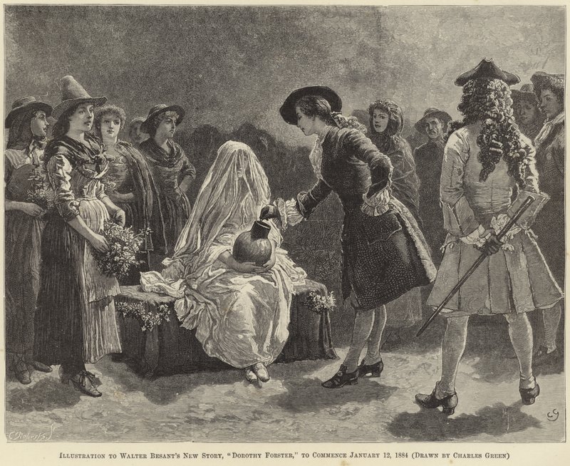 Illustration to Dorothy Forster by Walter Besant  by Charles Green