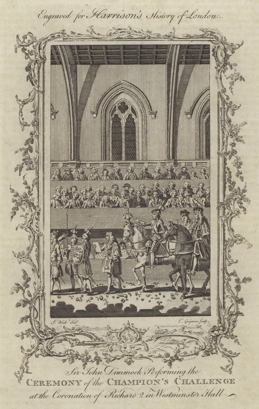 Sir John Dimmock, Westminster Hall