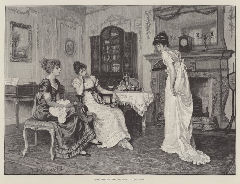 Fetih için hazırlanıyor by Charles Haigh Wood