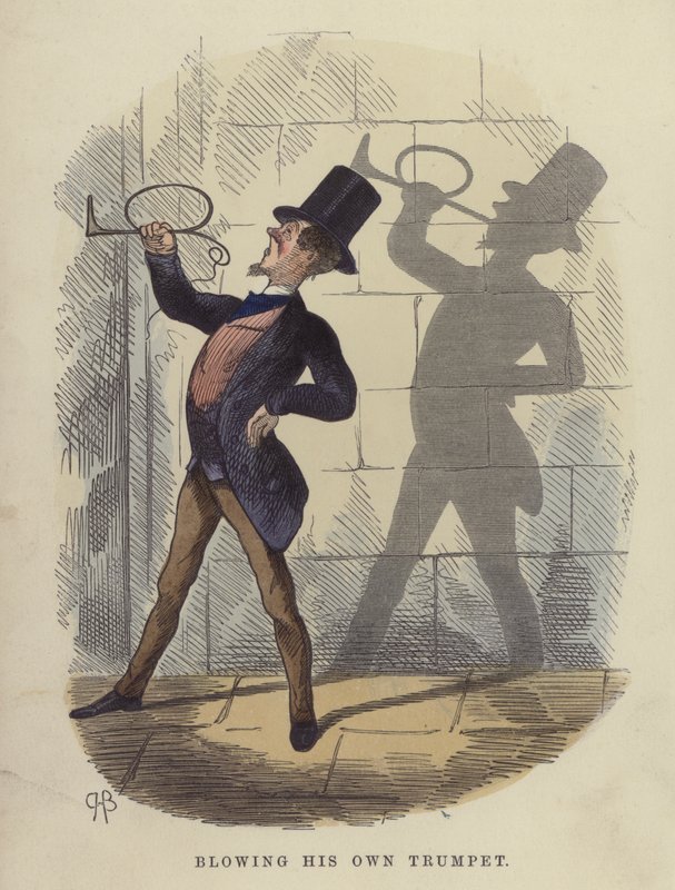 Kendi Trompetini Üflemek by Charles Henry Bennett