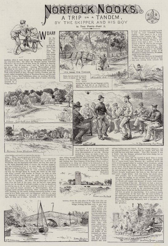 Norfolk Nooks (gravür) by Charles J. (after) Staniland