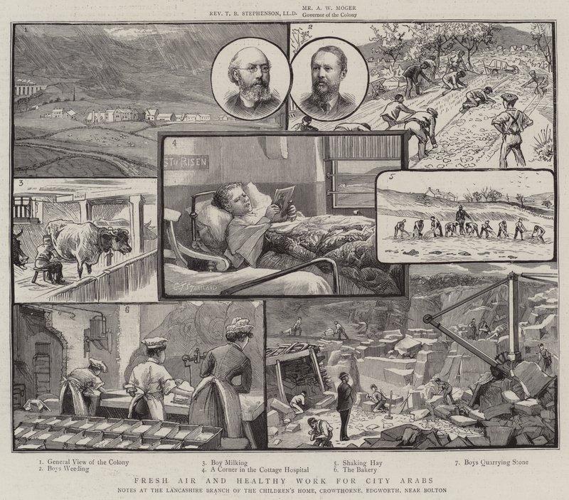 Şehir Arapları için Temiz Hava ve Sağlıklı Çalışma, Bolton yakınlarındaki Crowthorne, Edgworth, Çocuk Yuvası Lancashire Şubesinde Notlar by Charles J. Staniland