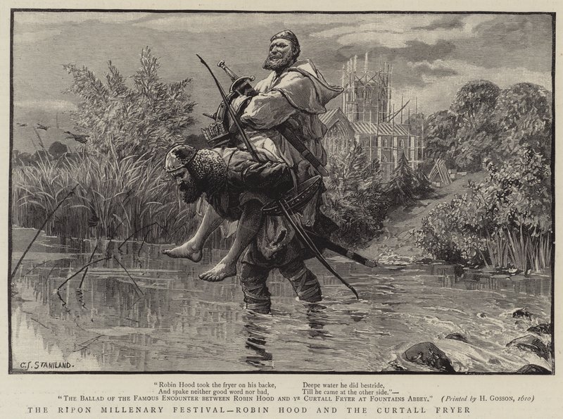 Ripon Millenary Festivali, Robin Hood ve Curtall Fritözü by Charles J. Staniland