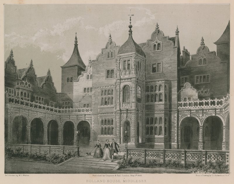 Hollanda Evi, Middlesex by Charles James Richardson