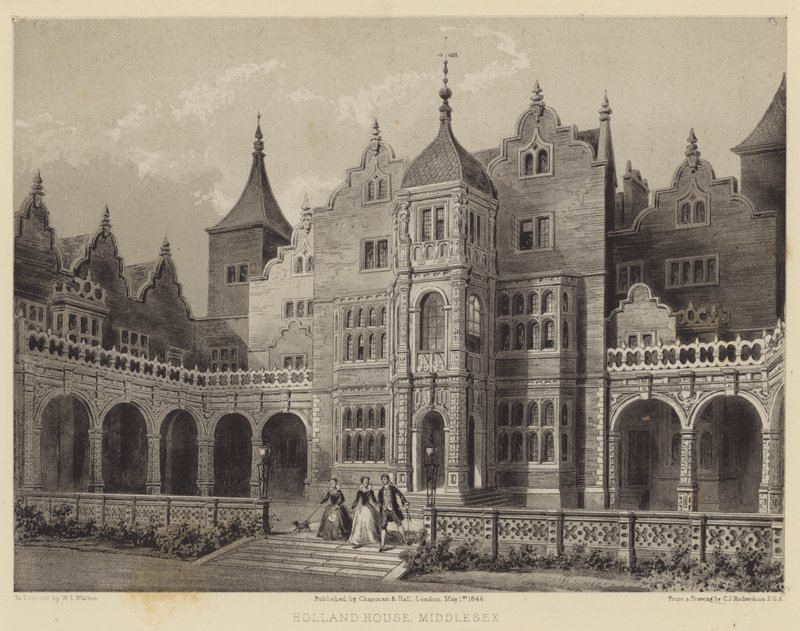 Hollanda Evi, Middlesex by Charles James Richardson