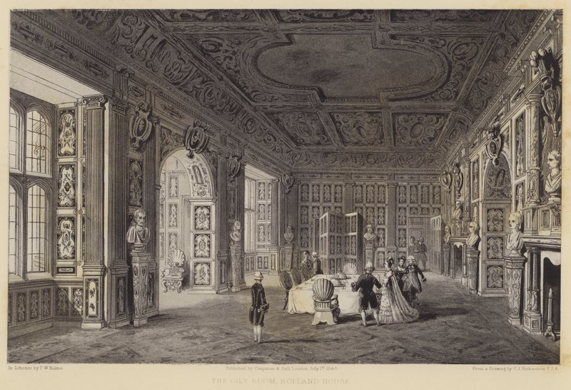 Yaldızlı Oda, Hollanda Evi by Charles James Richardson