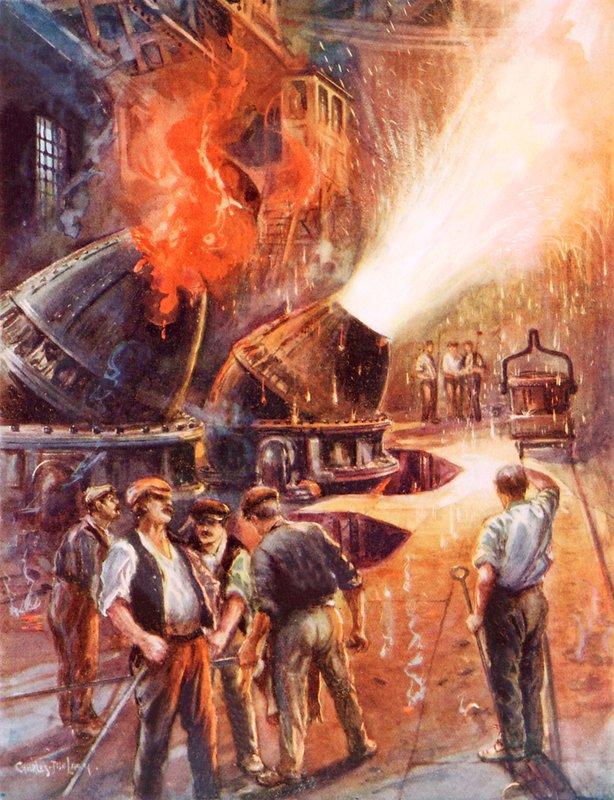 The birth of the giant of modern industry  by Charles John de Lacy