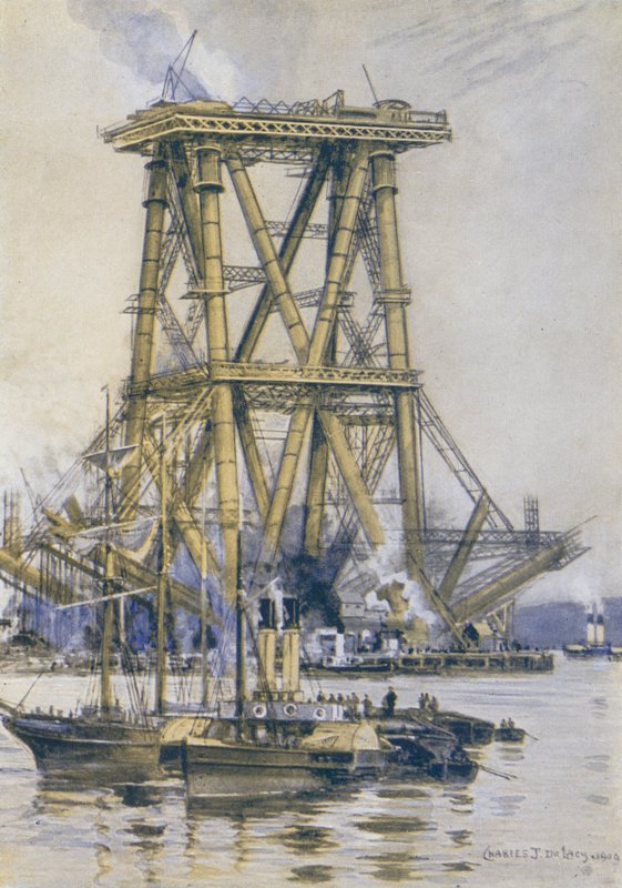 İleri Köprünün Yapılması by Charles John de after Lacy