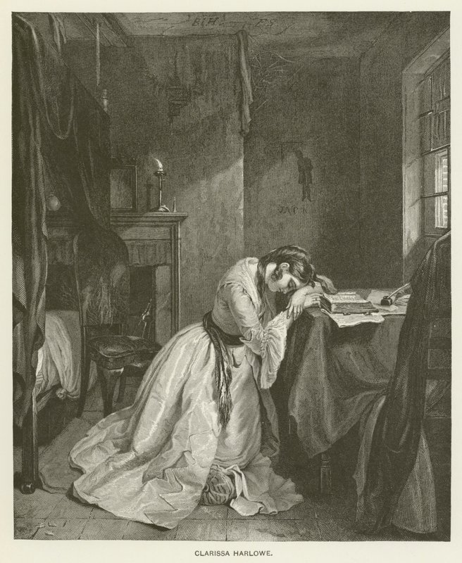 clarissa harlowe by Charles Landseer