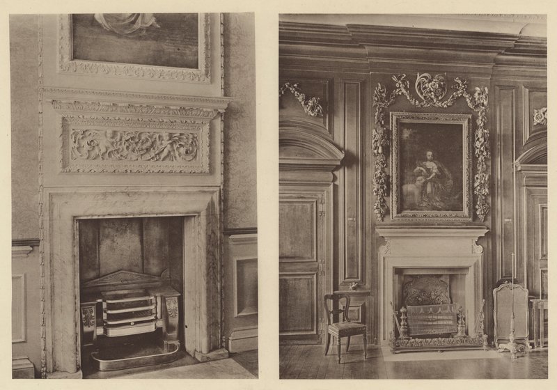 Belton House, Grantham, İki Baca Parçası by Charles Latham