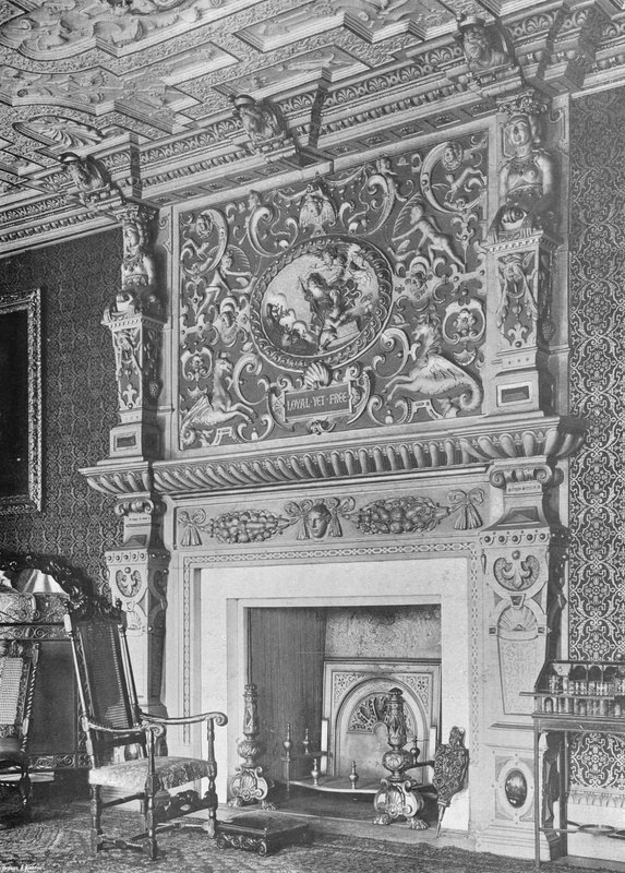 Boston House: Çizim Odası Baca Parçası by Charles Latham