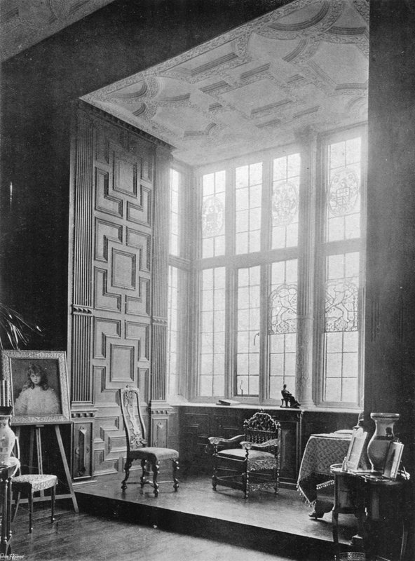 Broughton Kalesi: Salon Penceresi by Charles Latham