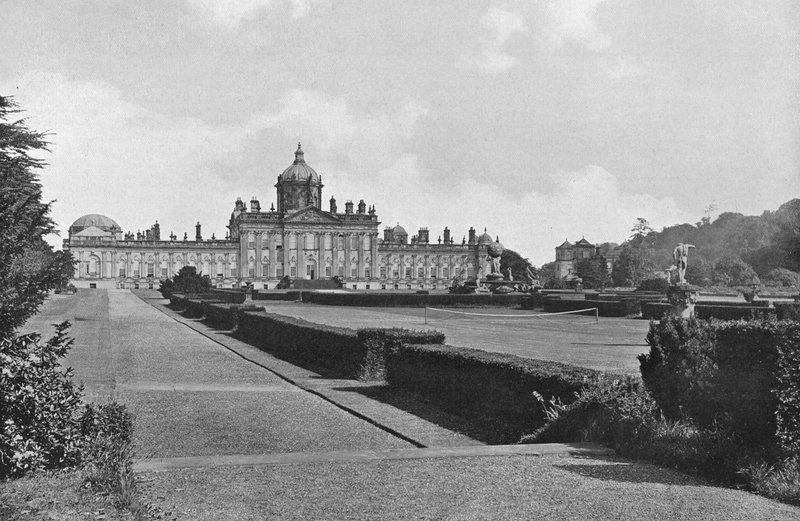 Güneyden Castle Howard by Charles Latham
