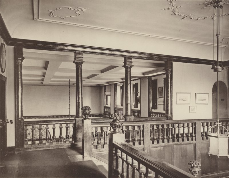 Farnham Kalesi, Kent, Merdiven İnişi by Charles Latham