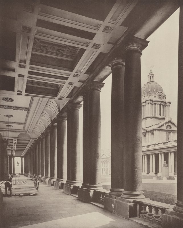 Greenwich Hastanesi, Colonnade by Charles Latham