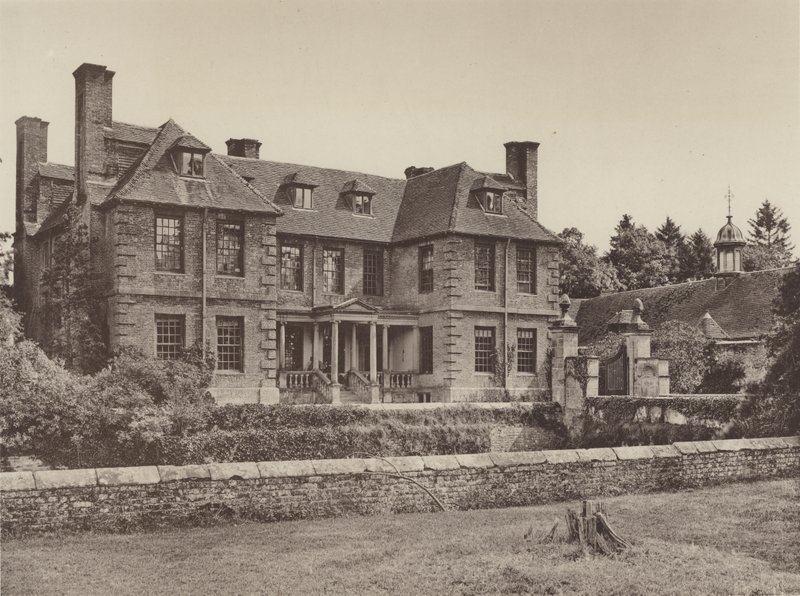 Groombridge Place, Sussex, Batı Cephesi by Charles Latham