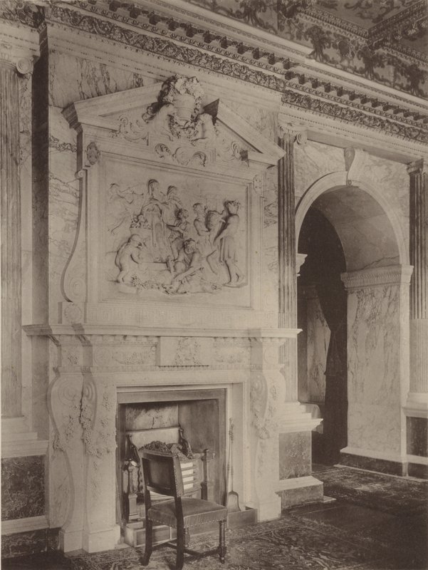 Houghton, Norfolk, Yemek Odası Baca Parçası by Charles Latham