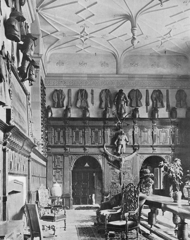 Büyük Salon (s/b fotoğraf) by Charles Latham