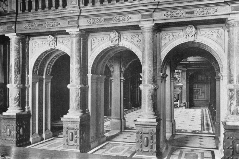 Mermer Salon (s/b fotoğraf) by Charles Latham