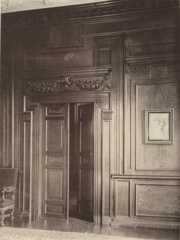 Thorpe Salonu, Grantham, Yemek Odasında Kapı ve Kaplamalar by Charles Latham