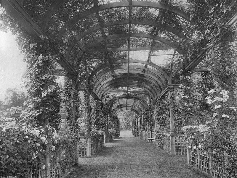 Kuzey Pergola Altında by Charles Latham