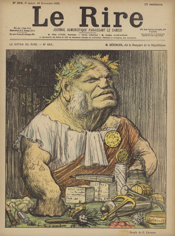 Berenger, Le Rire için İllüstrasyon by Charles Leandre