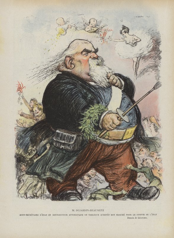 Fransız ressam ve politikacı Etienne Dujardin-Beaumetz