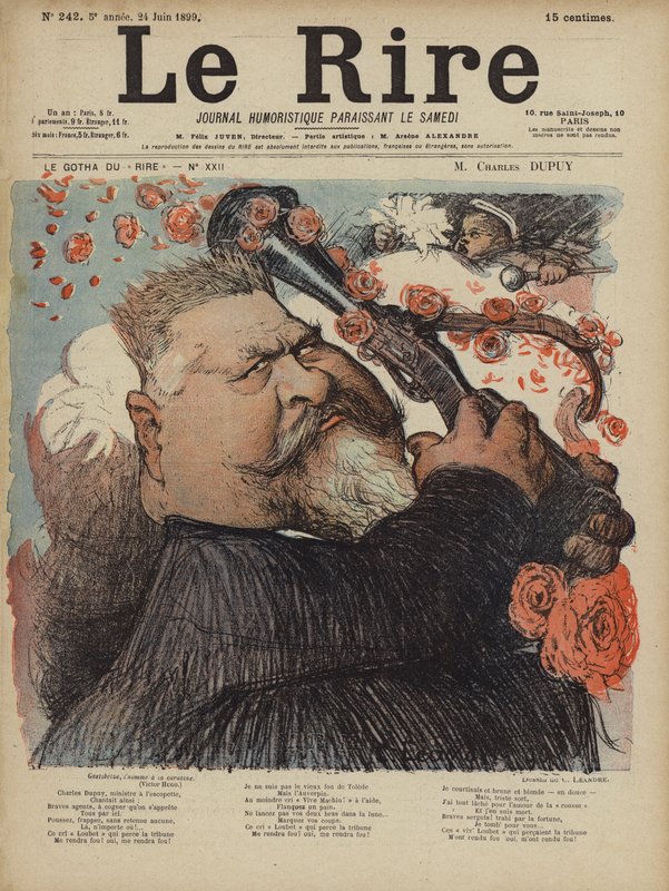 Charles Dupuy, Le Rire için İllüstrasyon by Charles Leandre