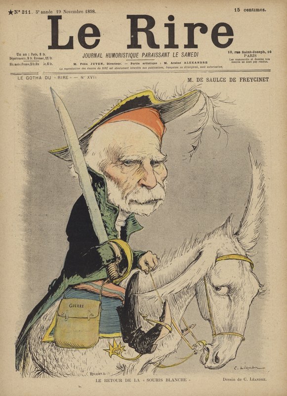 Saulce De Freycinet, Le Rire için İllüstrasyon by Charles Leandre
