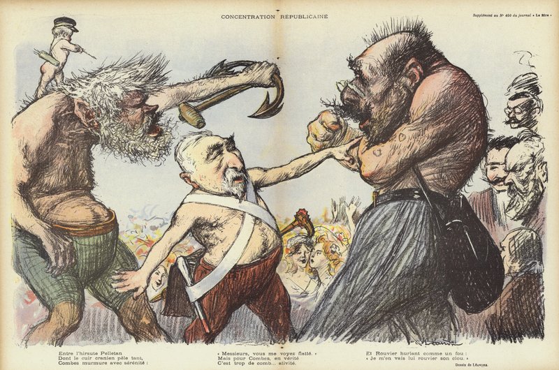Emile Combes, Camille Pelletan ve Maurice Rouvier