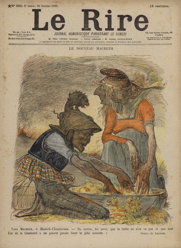 Le Rire için İllüstrasyon by Charles Leandre