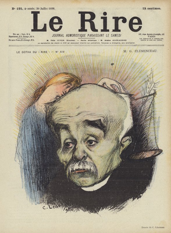 Le Rire için İllüstrasyon by Charles Leandre