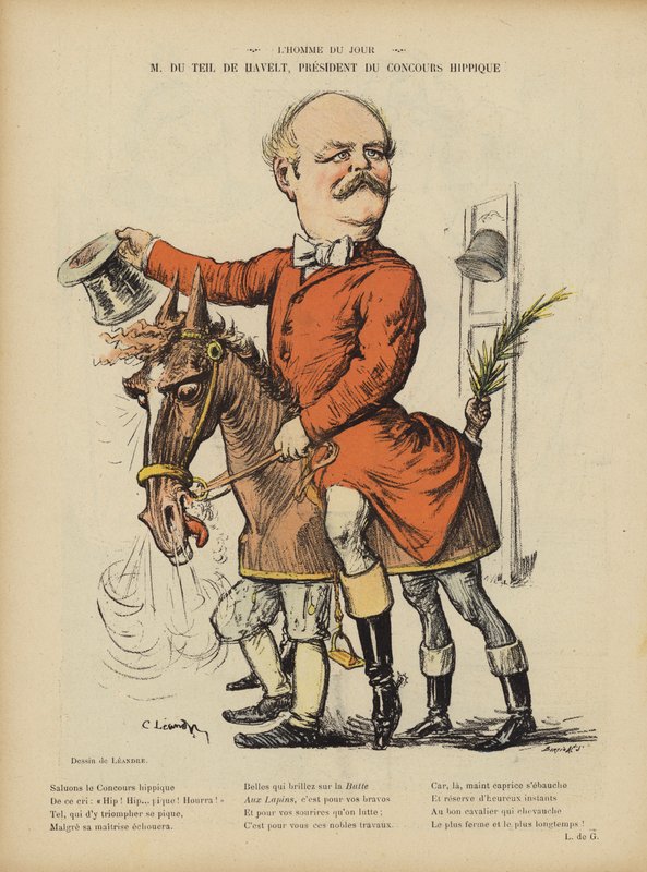 Le Rire için İllüstrasyon by Charles Leandre