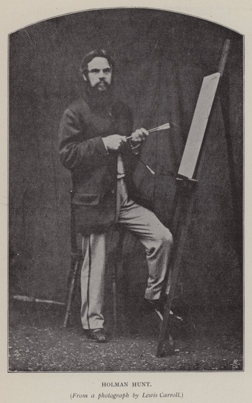 Holman Hunt (s/b fotoğraf) by Charles Lutwidge Dodgson