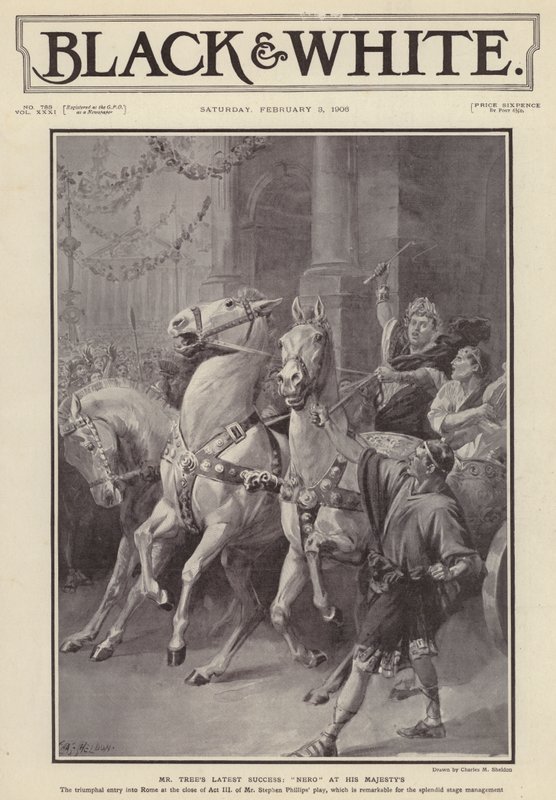 İngiliz aktör Herbert Beerbohm Tree, Londra