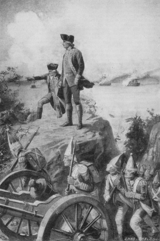 General Wolfe Quebec'e tepeden bakıyor by Charles Mills after Sheldon