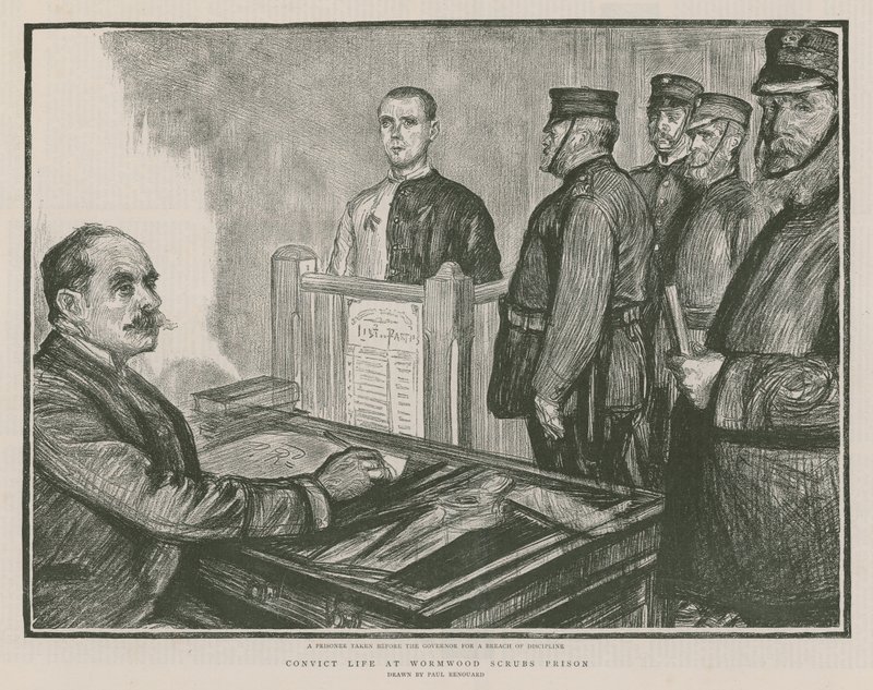 Wormwood Scrubs Hapishanesinde hükümlü hayatı by Charles Paul Renouard