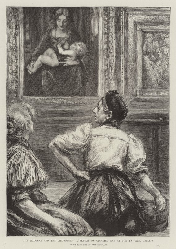 Madonna ve Charwomen, Ulusal Galeri