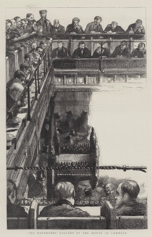 Avam Kamarası Gazeteciler Galerisi by Charles Paul Renouard