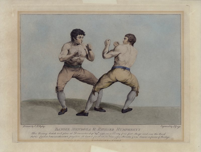 İngiliz ödül savaşçıları Daniel Mendoza ve Richard Humphreys, 29 Eylül 1790