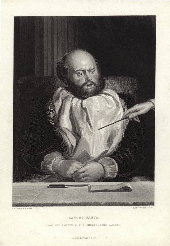 Sancho Panza by Charles Robert Leslie